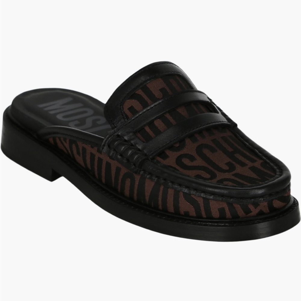Moschino Logo Moc Toe Mule